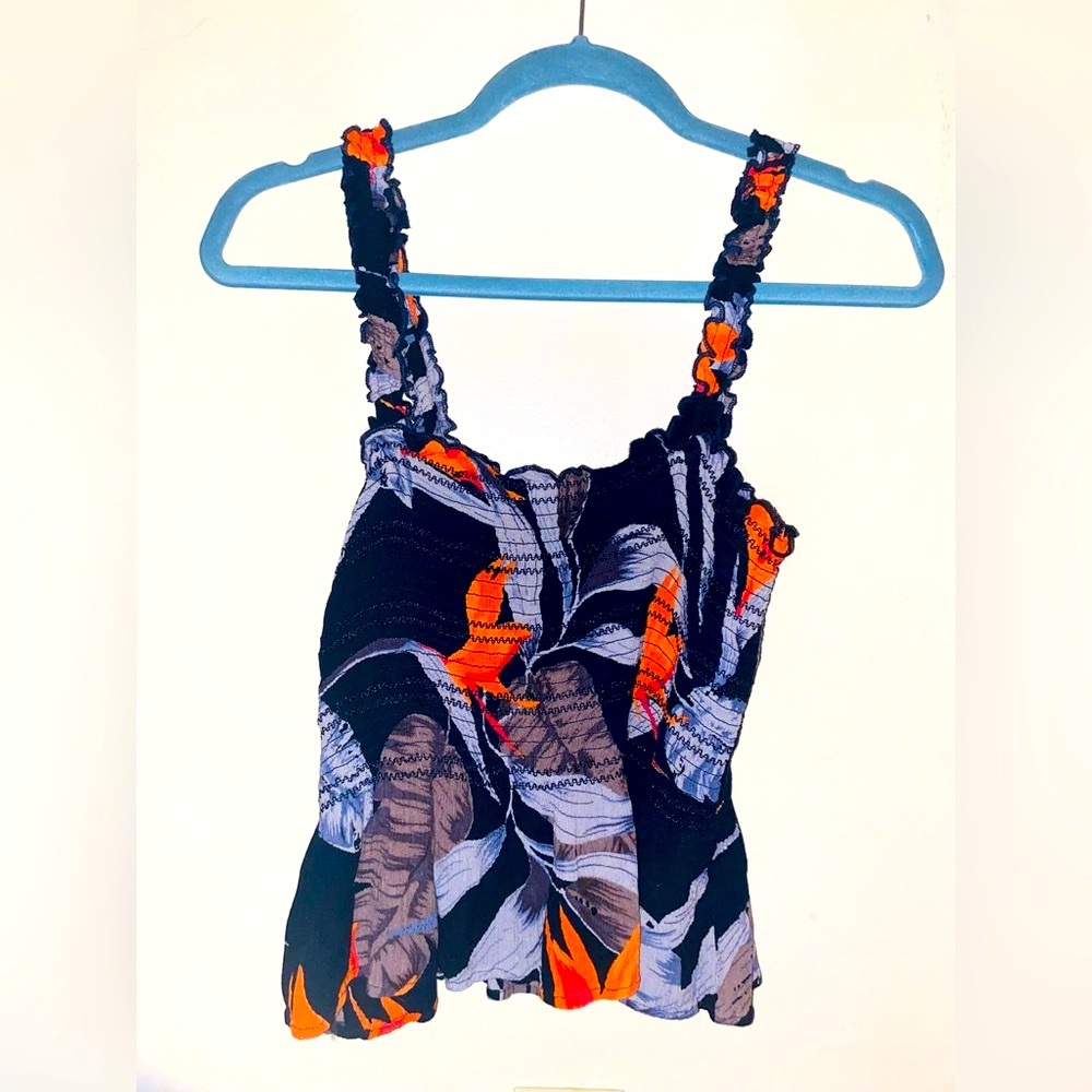 Patrons Of Peace Tropical Tank Top Size Small